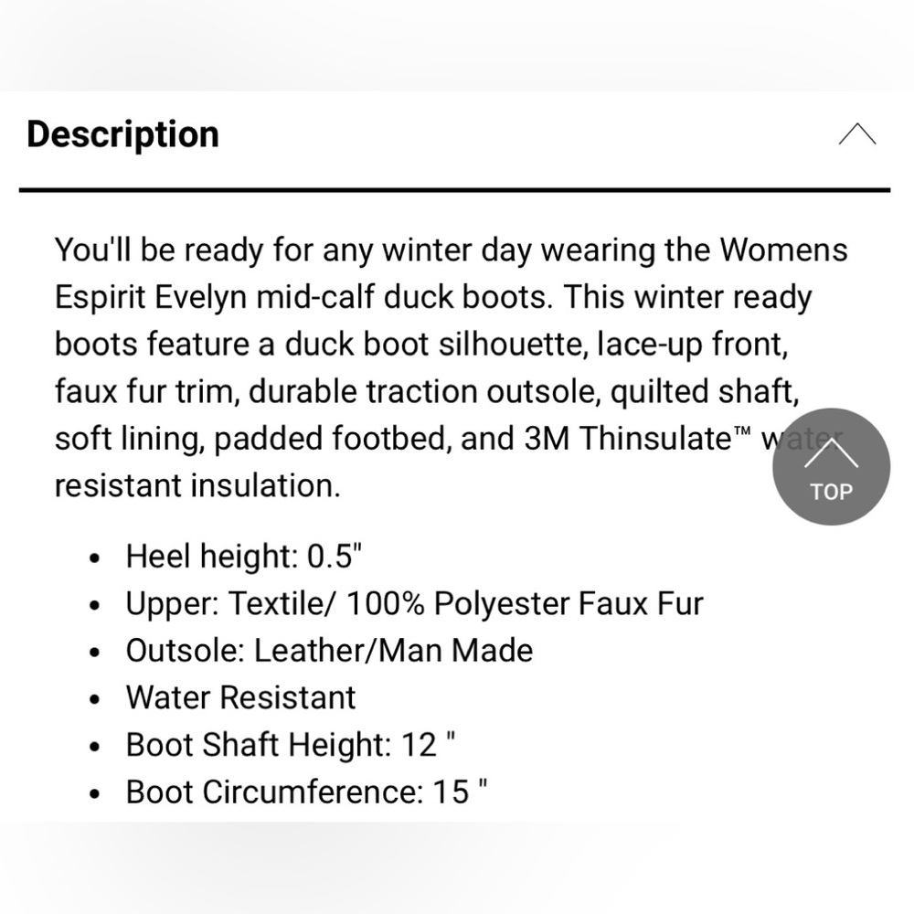 NWT Esprit Women Waterproof Evelyn Boots 6 - Picture 9 of 9